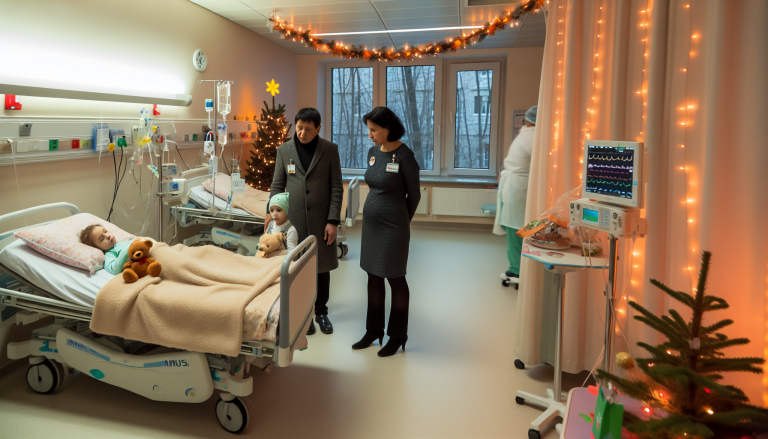 Families face Christmas on the wards at Great Ormond Street Hospital