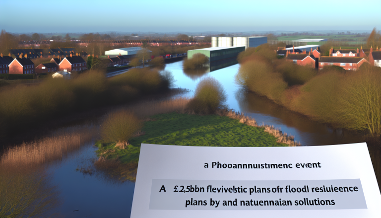 Government Announces £2.5bn National Flood Resilience Plan amid Rising Climate Risks