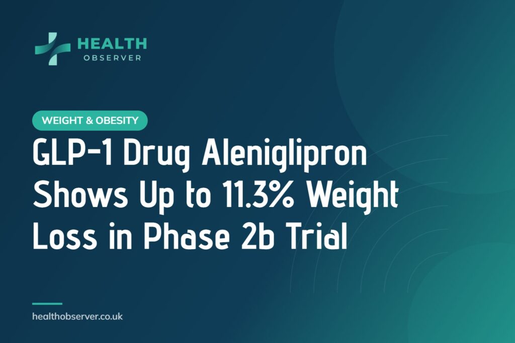 GLP-1 Drug Aleniglipron Shows Up to 11.3% Weight Loss in Phase 2b Trial