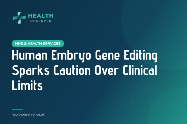 Human Embryo Gene Editing Sparks Caution Over Clinical Limits