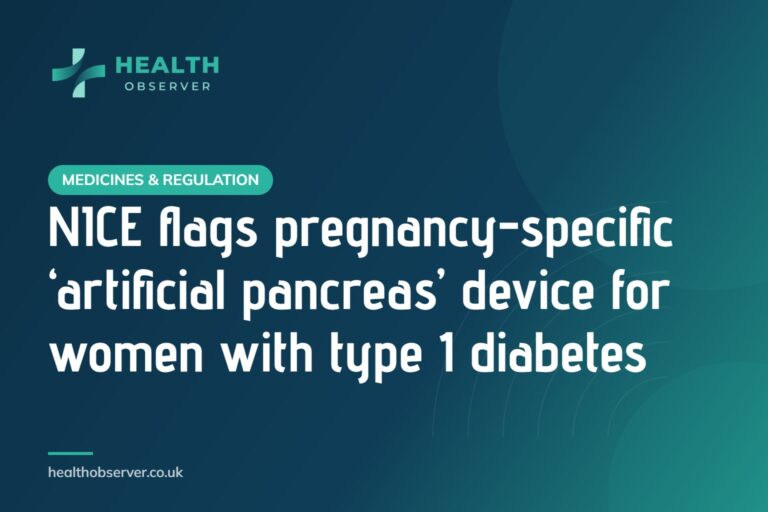 NICE flags pregnancy-specific ‘artificial pancreas’ device for women with type 1 diabetes