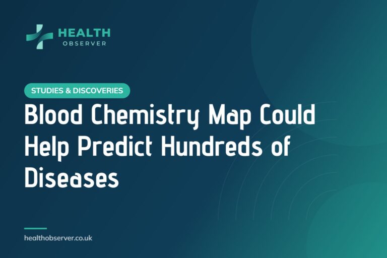 Blood Chemistry Map Could Help Predict Hundreds of Diseases