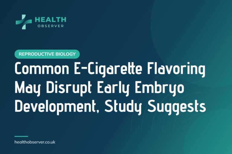 Common E-Cigarette Flavoring May Disrupt Early Embryo Development, Study Suggests