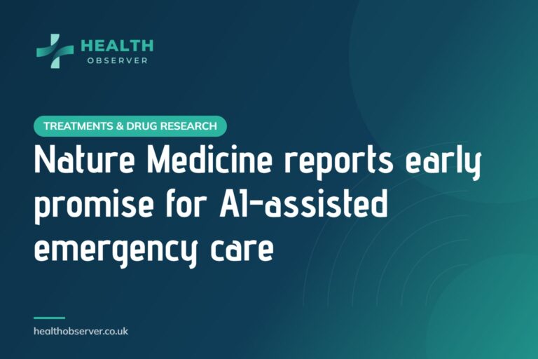 Nature Medicine reports early promise for AI-assisted emergency care