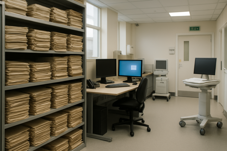 NHS Paper Records Cost £240m a Year as Digital Rollout Stalls