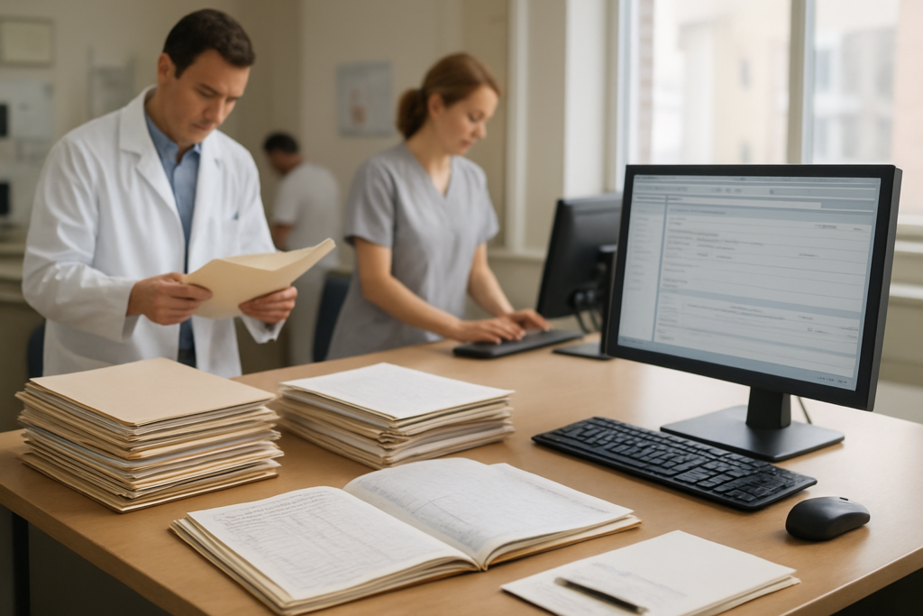 NHS Trusts Still Rely on Paper Records as Digital Push Stalls