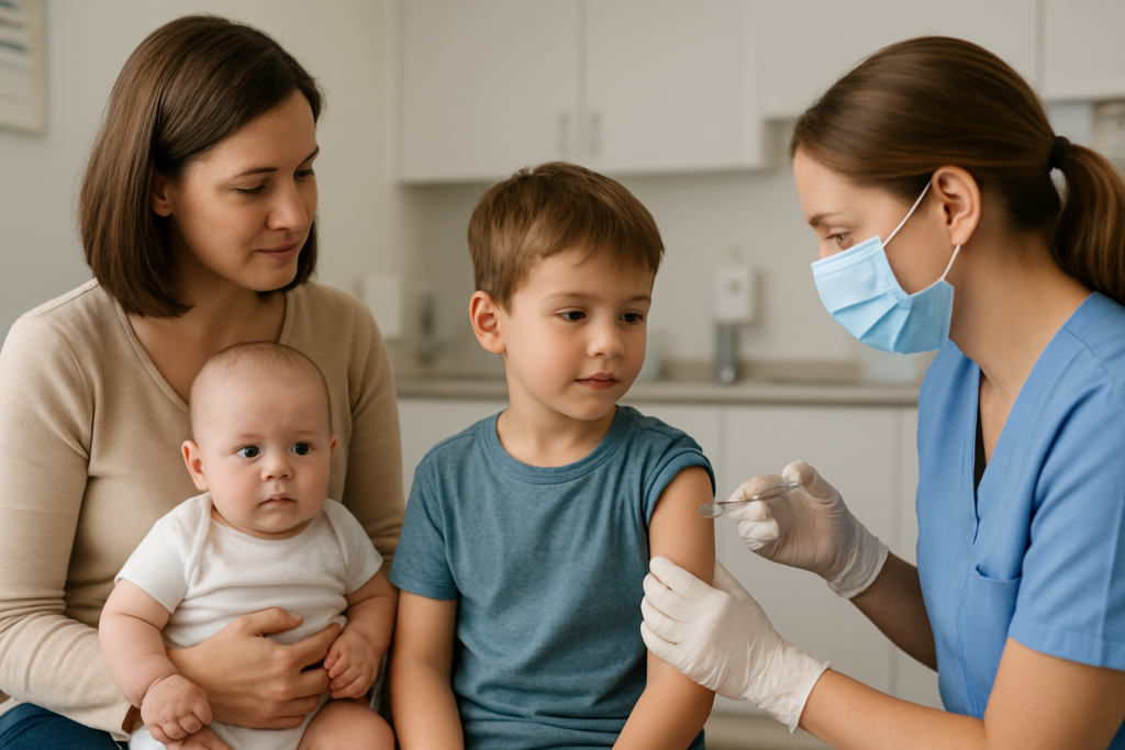 UK childhood vaccination rates fall as experts warn of widening protection gaps